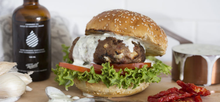 Lamb Burgers w/ Sundried Tomato & Feta Cheese Lamb Burgers