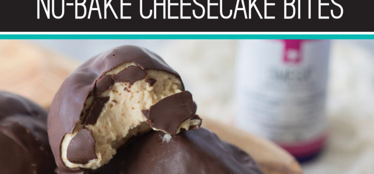 Cheesecake Bites – Almond Butter & Dark Chocolate Cheesecake Bites